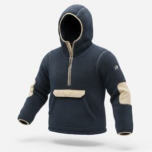 The North Face Women's Campshire Pullover Hoodie Kangaroo Pocket Navy - Small